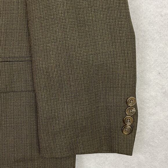 Vintage Lauren Ralph Lauren Blazer Mens Size 43R Brown Wool Single 3 Button 1996 - Picture 13 of 16